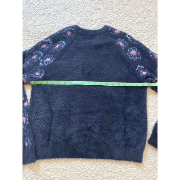 NWOT Desigual Blue and Pink Lash sweater, - Picture 5 of 6